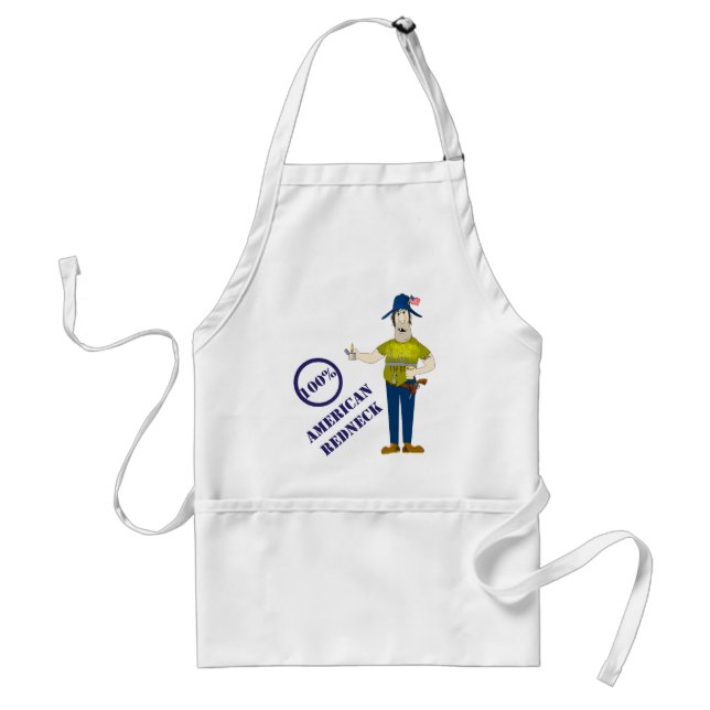 Funny American Redneck Apron (Front)