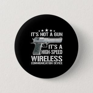 Funny Ammo Gun Lovers Saying Gun Owner Gift Ideas  2 Inch Round Button