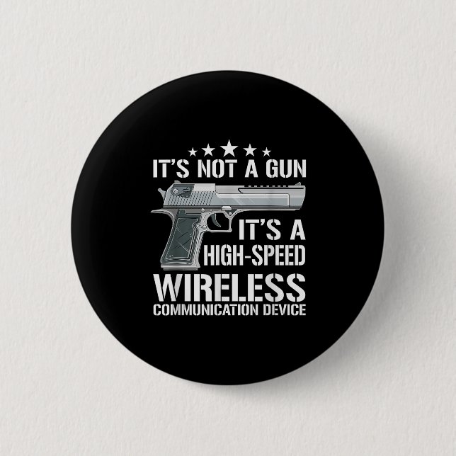 Funny Ammo Gun Lovers Saying Gun Owner Gift Ideas  2 Inch Round Button (Front)