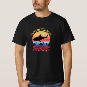Funny Amputee Amputation Surgery Shark Humour T-Shirt