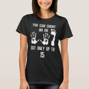 Funny Amputee Leg Foot Amputation Count On Me Disa T-Shirt