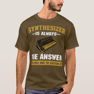 Funny Analogue Synthesizer Saying Studio Music Pro T-Shirt