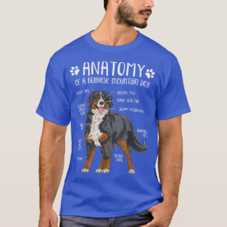 Funny Anatomy Bernese Mountain Dog Berner Lover  T-Shirt