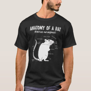 Funny Anatomy Of Rat T-Shirt