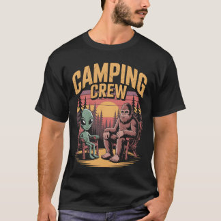 Funny And Alien Camping boy T-Shirt