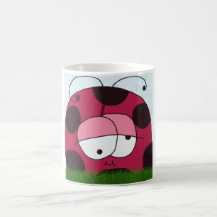 Funny and Chubby Ladybug Coffee Mug