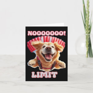 Funny And Cool Motivational Dog Sticker Card
