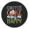 Funny and Cute Carrot Cake Makes Me Happy