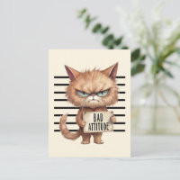 Funny and Cute Cat Mugshot