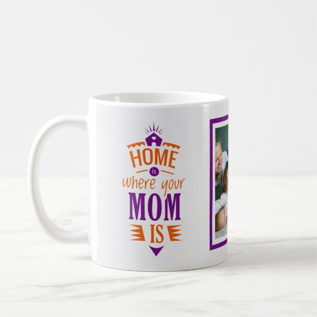 Funny and Cute MOM Quote PHOTO Mugs (Left)