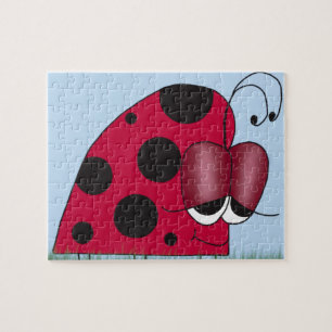 Funny and Euphoric Ladybug Jigsaw Puzzle