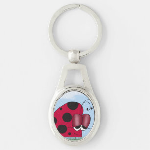 Funny and Euphoric Ladybug Keychain