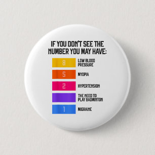 Funny And Humourous Badminton Memes Shuttle Birdie 2 Inch Round Button