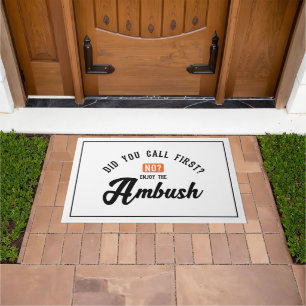 Funny and Humourous Welcome Mats   Enjoy Ambush