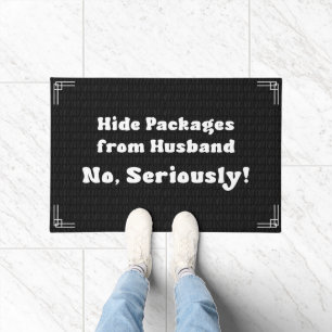 Funny and Humourous Welcome Mats Hide Packages