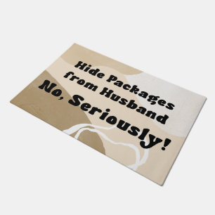 Funny and Humourous Welcome Mats Hide Packages