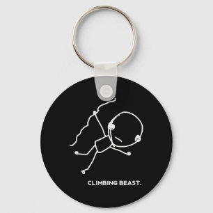 Funny And Odd Rock Climbing For Climbers  Keychain