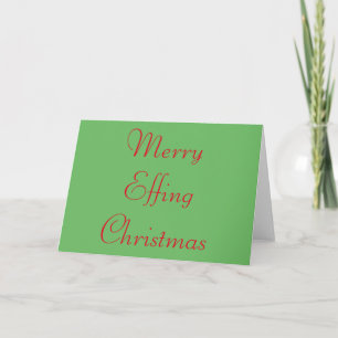 Funny and Rude Christmas Card