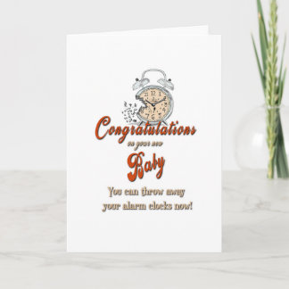 Funny and Sarcastic New Baby Card