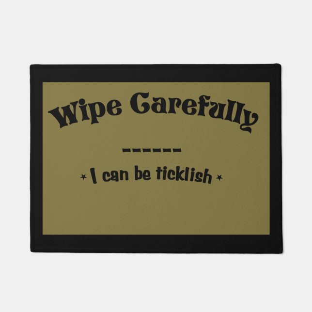 Funny and Sassy  Doormat (Front)