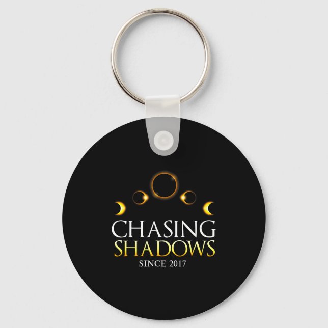 Funny And Solar Eclipse 2017 Total Solar Keychain (Front)