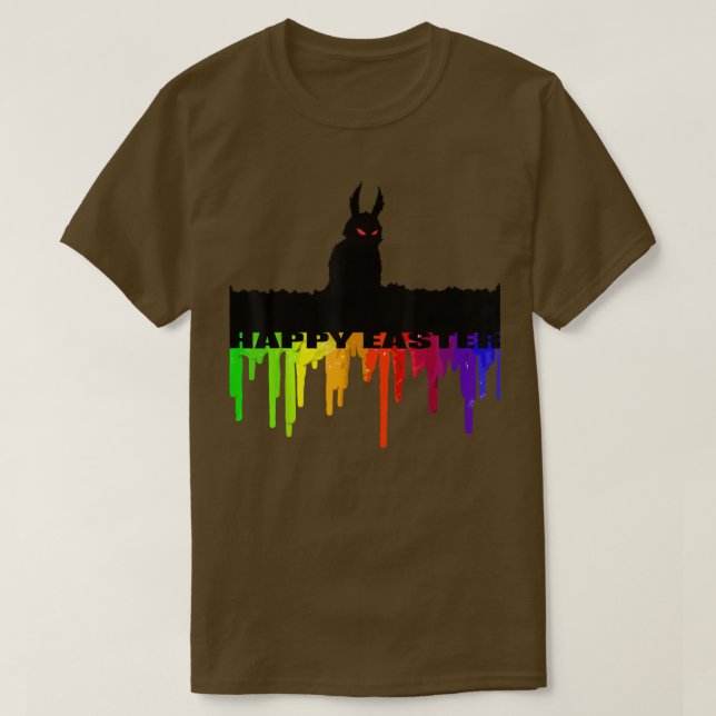 Funny and Twisted Easter   Evil Easter Bunny Tee  (Design Front)