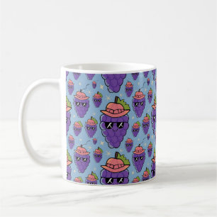 Funny and Unique Grape Design Coffee Mug