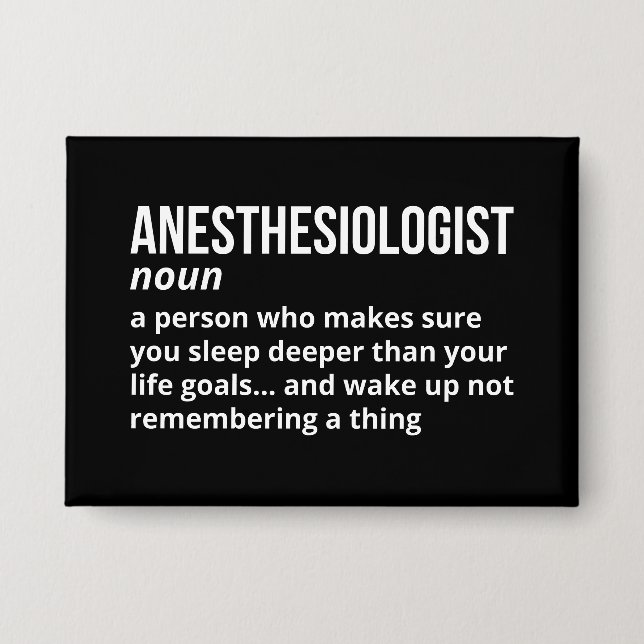 Funny Anesthesiologist Definition (Front)
