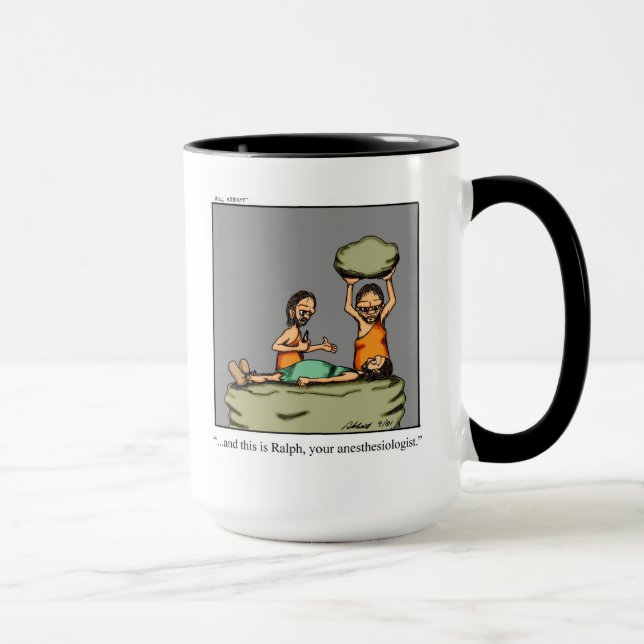 Funny Anesthesiologist Humour Mug Gift (Right)