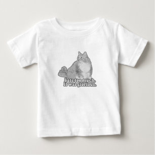 Funny angry cat meme for kitten lovers & cat owner baby T-Shirt
