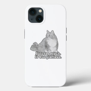 Funny angry cat meme for kitten lovers & cat owner iPhone 13 case