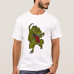 Funny Angry Dinosaur Men's T-shirt
