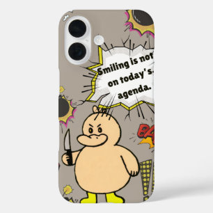Funny Angry Duck iPhone 16 Case