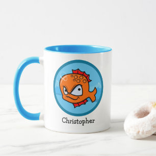 Funny Angry Goldfish Personalized Mug