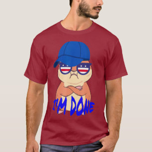 Funny Angry Hamster im Done T-Shirt