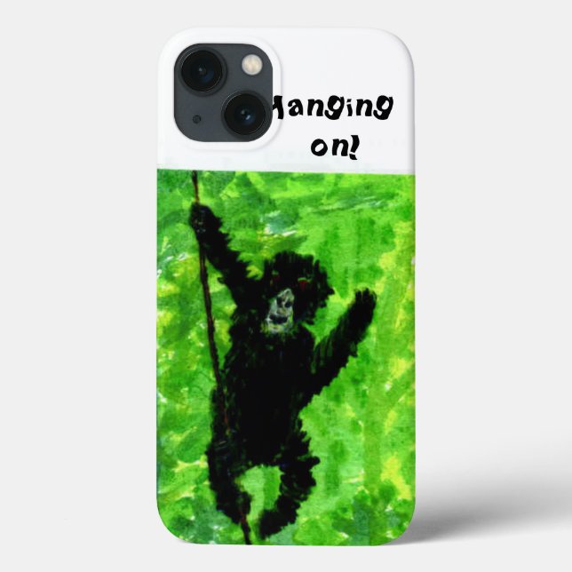 Funny Animal Art Monkey Gorilla Case-Mate iPhone Case (Back)
