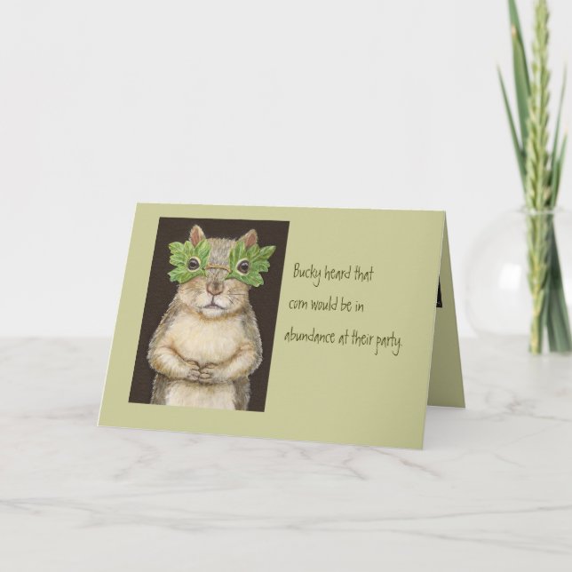 Funny animal/bird card (Front)