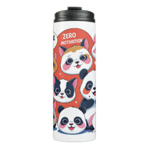 Funny Animal Cartoon – Meme Inspired Humour Design Thermal Tumbler