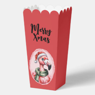 Funny Animal Christmas Favourites - Flamingo 1 Favor Box