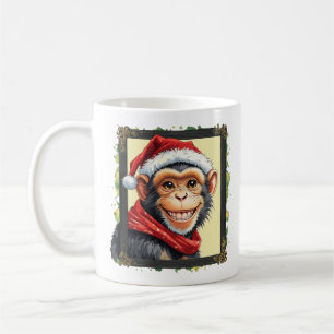 Funny Animal Christmas Favourites - Monkey 2 Coffee Mug