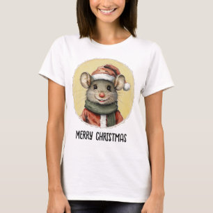 Funny Animal Christmas Favourites - Mouse 1 T-Shirt