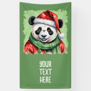 Funny Animal Christmas Favourites - Panda 1 Banner