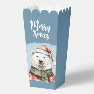 Funny Animal Christmas Favourites - Polar Bear 1 Favor Box