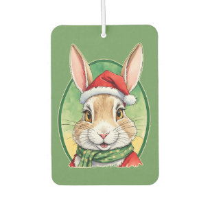 Funny Animal Christmas Favourites - Rabbit 5 Air Freshener