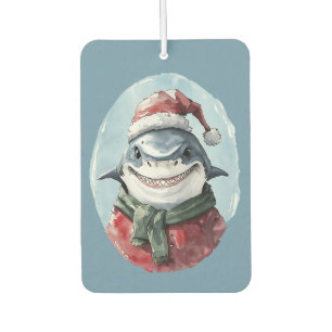 Funny Animal Christmas Favourites - Shark 1 Air Freshener