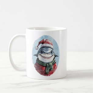 Funny Animal Christmas Favourites - Shark 1 Coffee Mug