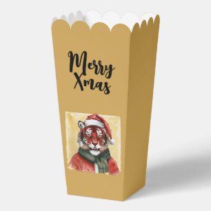 Funny Animal Christmas Favourites - Tiger 1 Favor Box