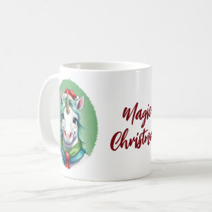 Funny Animal Christmas Favourites - Unicorn 1 Coffee Mug