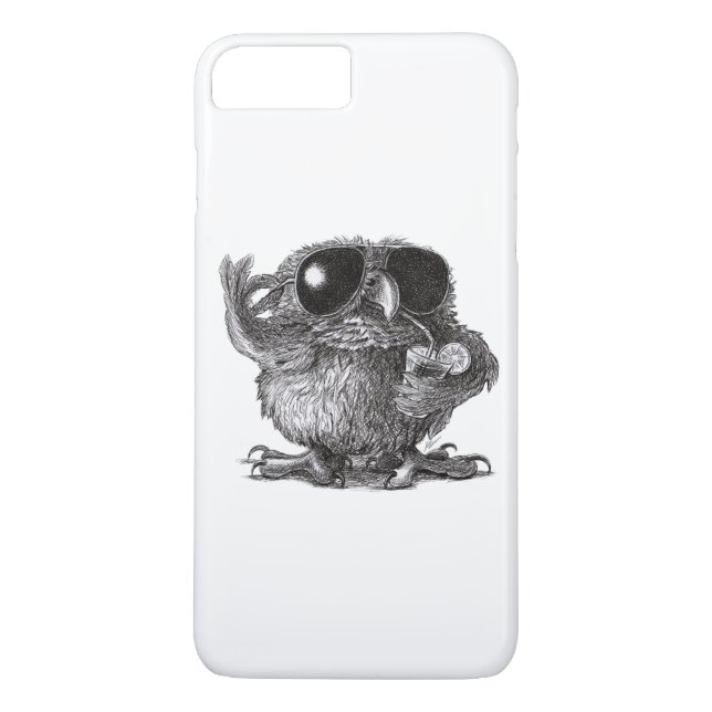 Funny Animal Cool Owl Case-Mate iPhone Case (Back)