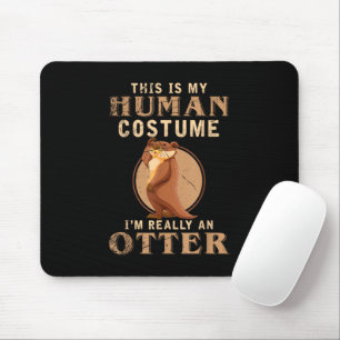 Funny Animal Costume Zoo Keeper Mouse Pad